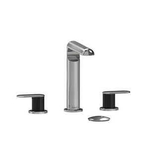 RCI08LNCBK10 Ciclo 8'' Widespread Bathroom Faucet - Chrome / Black RCI08LNCBK10 Ciclo 8'' Widespread Bathroom Faucet - Chrome / Black