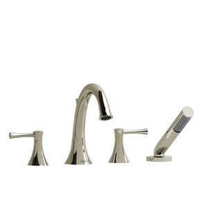 RED12LPN Edge Deck Mount With Handshower Tub Faucet - Polished Nickel - PVD RED12LPN Edge Deck Mount With Handshower Tub Faucet - Polished Nickel - PVD