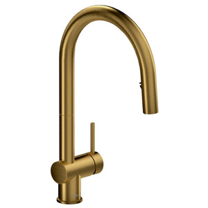 RAZ201BG Azure Pull-Out Spray Kitchen Faucet - Brushed Gold