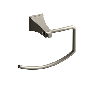 REF7BN Eiffel Towel Ring Bathroom Accessory - Brushed Nickel