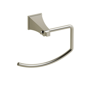 REF7PN Eiffel Towel Ring Bathroom Accessory - Polished Nickel - PVD