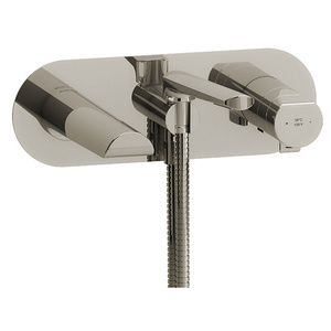 RPB21PN Parabola Wall Mount Whirlpool Faucet Tub Faucet - Polished Nickel - PVD