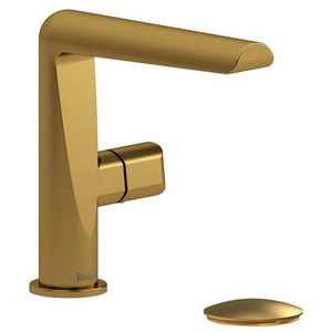 RPBS01BG Parabola Single Hole Bathroom Faucet - Brushed Gold