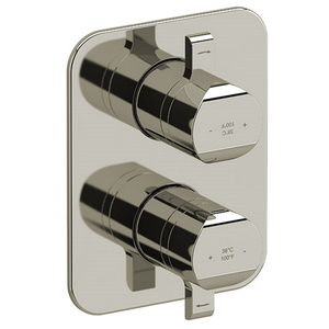 RSA83PN Salome Thermostatic/Volume Control Custom Shower Valve - Polished Nickel - PVD