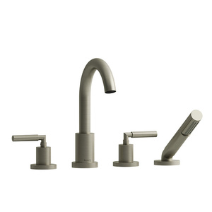 RSY12LBN Sylla Deck Mount With Handshower Tub Faucet - Brushed Nickel RSY12LBN Sylla Deck Mount With Handshower Tub Faucet - Brushed Nickel