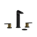 Riobel RCI08BKBG10 Black / Brushed Gold (PVD) 8'' Widespread Bathroom Sink Faucet