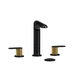 Riobel RCI08KNBKBG Black / Brushed Gold (PVD) 8'' Widespread Bathroom Sink Faucet
