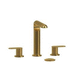 Riobel RCI08LNBG10 Brushed Gold (PVD) 8'' Widespread Bathroom Sink Faucet