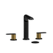 Riobel RCI08LNBKBG10 Black / Brushed Gold (PVD) 8'' Widespread Bathroom Sink Faucet