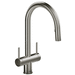 Riobel RAZ801SS Stainless Steel Pull-Out Spray Kitchen Faucet