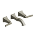 Riobel REF03LBN10 Brushed Nickel 8'' Widespread Bathroom Sink Faucet