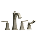 Riobel REF12LBN Brushed Nickel Deck Mount Tub Faucet With Handshower
