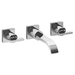 Riobel RPFTQ03TC10 Chrome 8'' Widespread Bathroom Sink Faucet