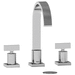 Riobel RPFTQ08TC10 Chrome 8'' Widespread Bathroom Sink Faucet