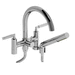 Riobel RSY06LC Chrome Deck Mount Tub Faucet With Handshower