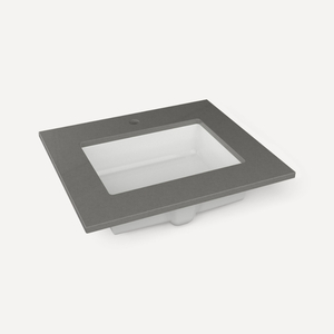 RTB25UCO911 Craft Series Vanity Top Bathroom Vanity - Stone Gray RTB25UCO911 Craft Series Vanity Top Bathroom Vanity - Stone Gray