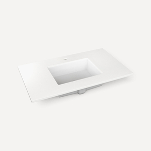 RTB37UCO921 Craft Series Vanity Top Bathroom Vanity - Quartz White RTB37UCO921 Craft Series Vanity Top Bathroom Vanity - Quartz White