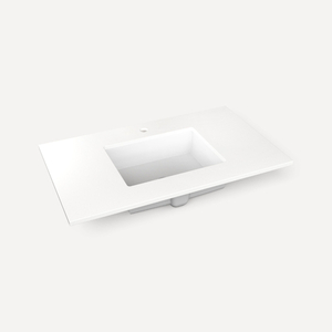 RTB37UCO931 Craft Series Vanity Top Bathroom Vanity - White Zeus RTB37UCO931 Craft Series Vanity Top Bathroom Vanity - White Zeus