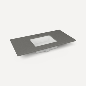 RTB49UCO911 Craft Series Vanity Top Bathroom Vanity - Stone Gray RTB49UCO911 Craft Series Vanity Top Bathroom Vanity - Stone Gray