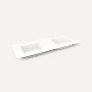 RTB61UDO938D2 Craft Series Vanity Top Bathroom Vanity - White Zeus RTB61UDO938D2 Craft Series Vanity Top Bathroom Vanity - White Zeus