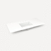 Robern RTB49UCO938 White Zeus Vanity Top