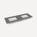 Robern RTB61UDO911D2 Stone Gray Vanity Top