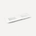 Robern RTB61UDO921D2 Quartz White Vanity Top