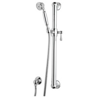  Spa Hand Held Shower - Slide Bar Mount Shower Accessory - Polished Chrome