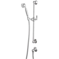  Spa Hand Held Shower - Slide Bar Mount Shower Accessory - Polished Chrome