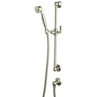  Spa Hand Held Shower - Slide Bar Mount Shower Accessory - Satin Nickel