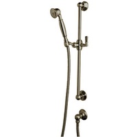  Spa Hand Held Shower - Slide Bar Mount Shower Accessory - Tuscan Brass