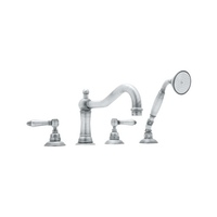  Acqui Deck Mount With Handshower Tub Faucet - Polished Chrome