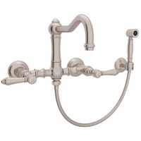  Acqui Wall Mount Kitchen Faucet - Satin Nickel