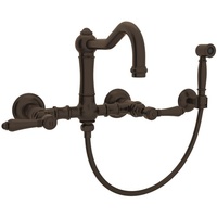  Acqui Wall Mount Kitchen Faucet - Tuscan Brass
