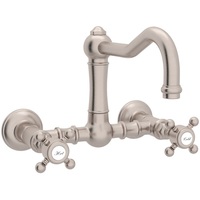  Acqui Wall Mount Kitchen Faucet - Satin Nickel