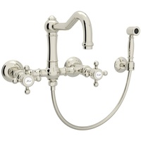 Wall Mount Kitchen Faucet 2 Hole
