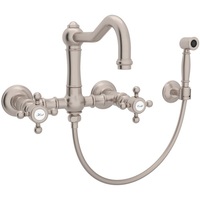  Acqui Wall Mount Kitchen Faucet - Satin Nickel