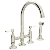 Two Handle Kitchen Faucet 4 Hole