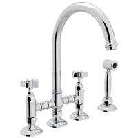  San Julio Two-Handle Kitchen Faucet - Polished Chrome
