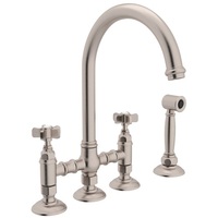  San Julio Two-Handle Kitchen Faucet - Satin Nickel
