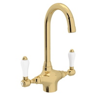  San Julio Single-Hole Bar Faucet - Unlacquered Brass