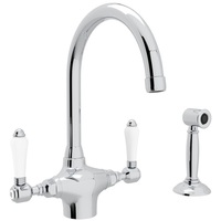  San Julio Two-Handle Kitchen Faucet - Polished Chrome