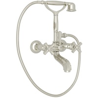  Palladian Wall Mount Whirlpool Faucet Tub Faucet - Polished Nickel