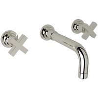  Lombardia Wall Mount Bathroom Faucet Bathroom Faucet - Polished Nickel