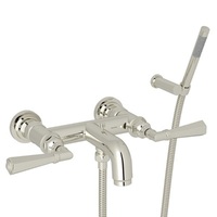  San Giovanni Wall Mount Whirlpool Faucet Tub Faucet - Polished Nickel