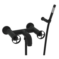  Campo Wall Mount Whirlpool Faucet Tub Faucet - Matte Black