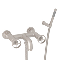  Campo Wall Mount Whirlpool Faucet Tub Faucet - Satin Nickel