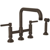 Two Handle Kitchen Faucet 4 Hole