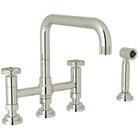 Two Handle Kitchen Faucet 4 Hole