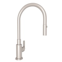  Lombardia Pull-Out Spray Kitchen Faucet - Satin Nickel